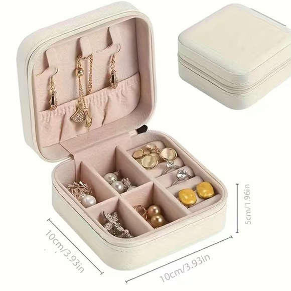 Jewelry Case White (2)  or Pink (1) Travel and every other use - Picture 2 of 2